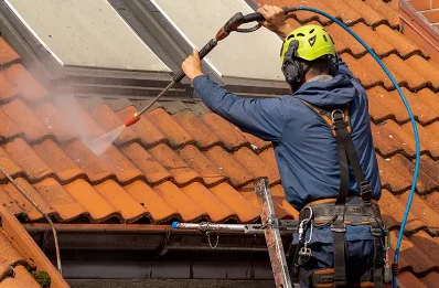 Démoussage et hydrofuge de toiture au Breuil-en-Bessin